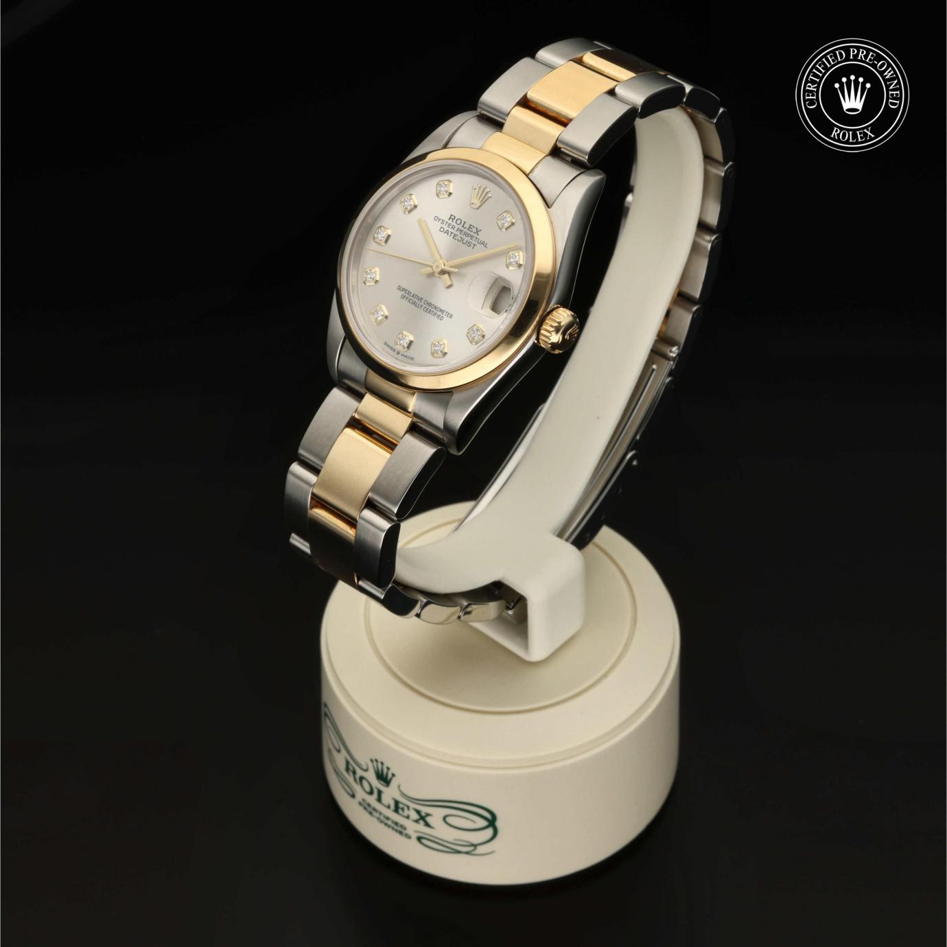 Rolex Oyster Perpetual  Datejust 31 M68243-0008 - 360 Grad Ansicht Bild 5