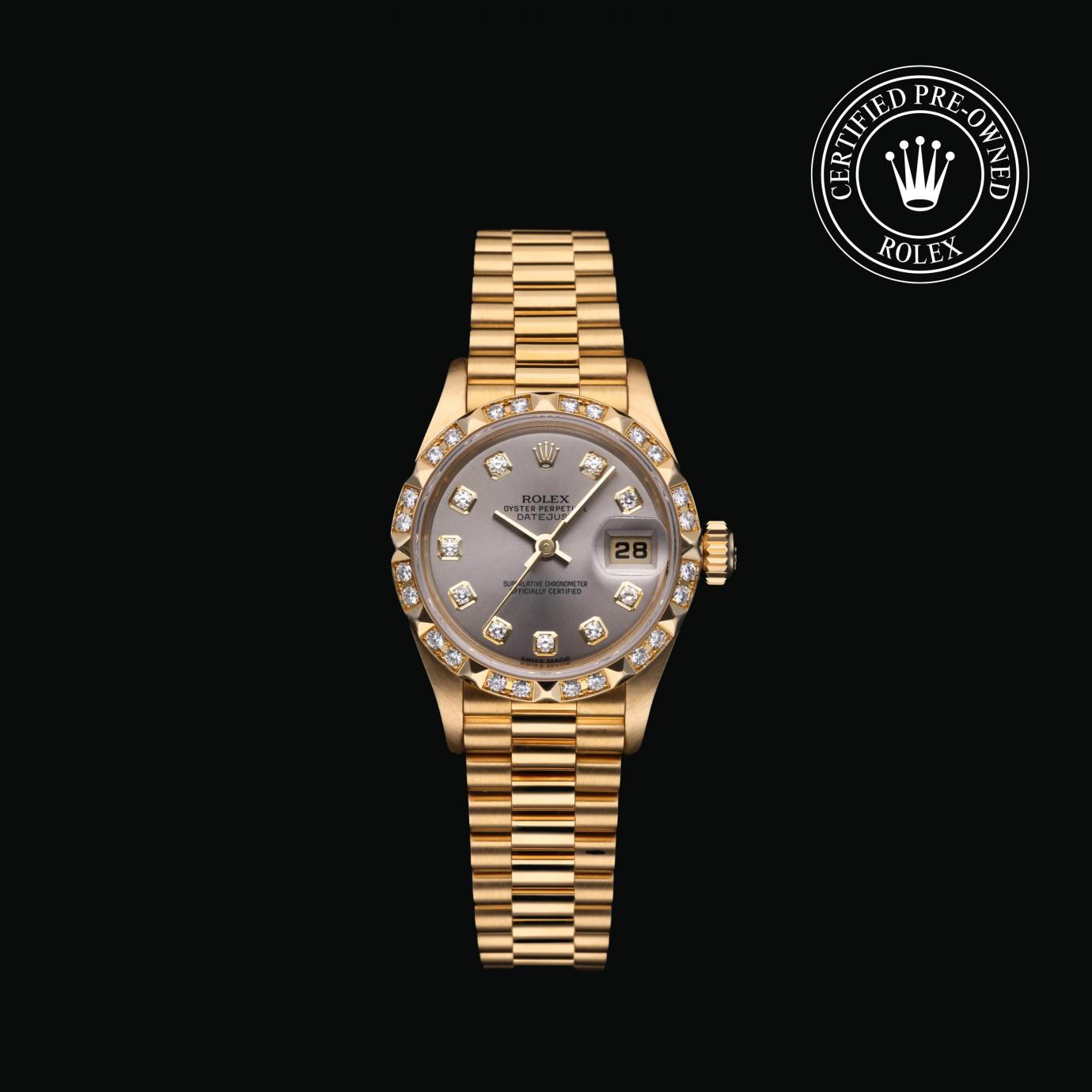 Rolex Oyster Perpetual Lady-Datejust 26 79258 Herrenuhr Soldier