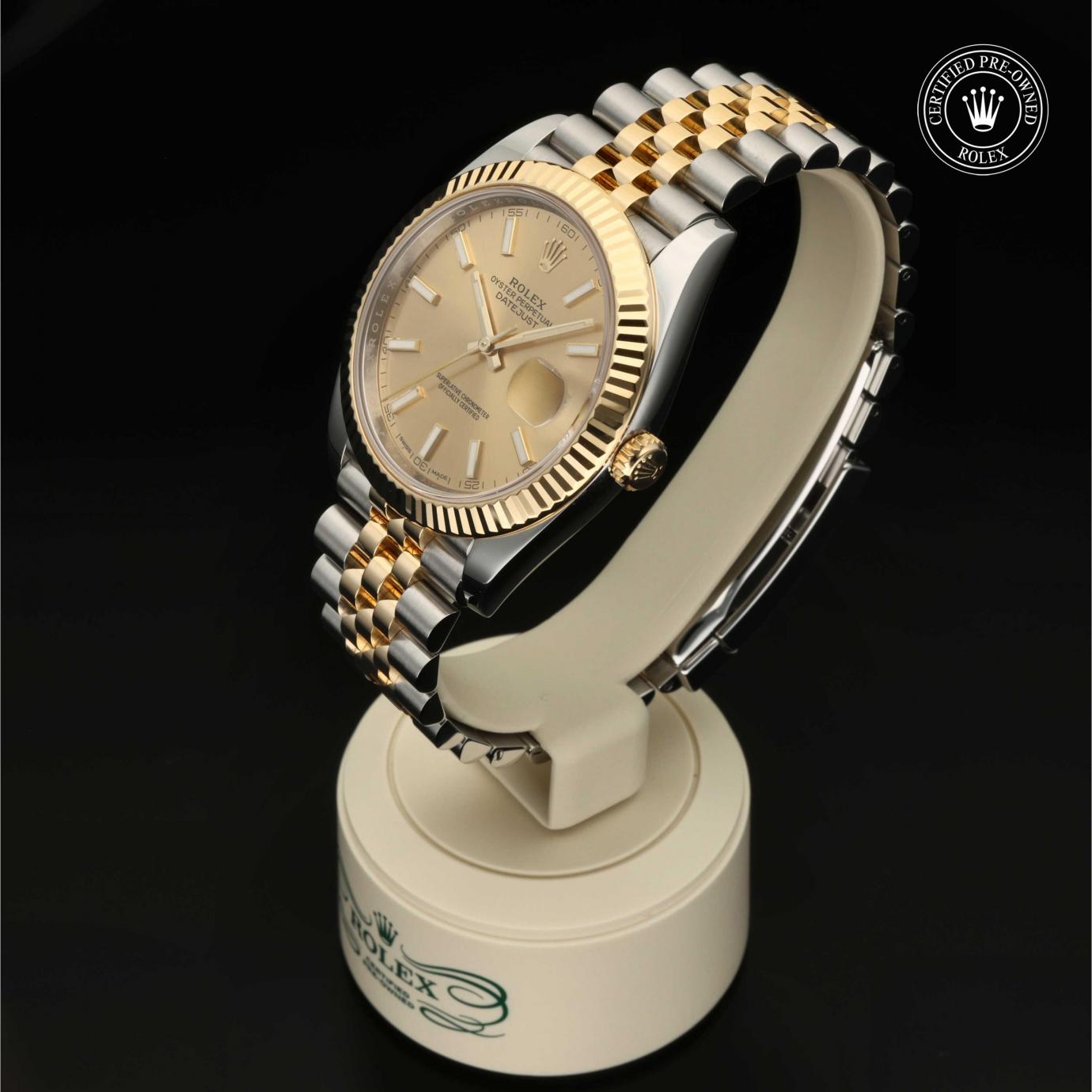 Rolex Datejust 41 M126333-0016 - 360 Grad Ansicht Bild 6