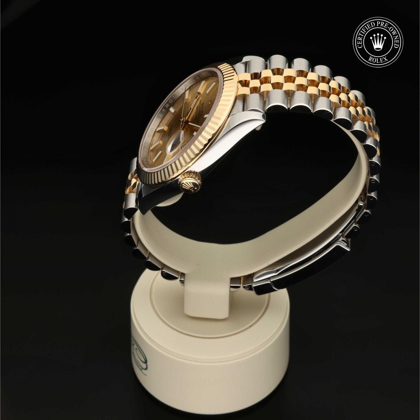 Rolex Datejust 41 M126333-0016 - 360 Grad Ansicht Bild 10
