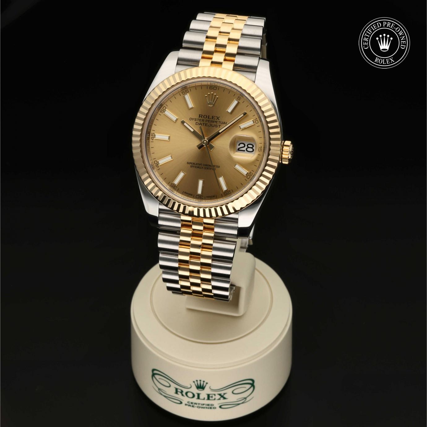 Rolex Datejust 41 M126333-0016 - 360 Grad Ansicht Bild 2