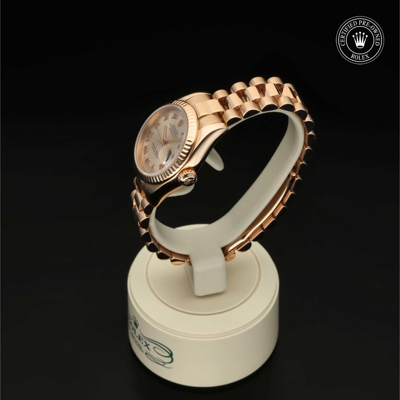 Rolex Oyster Perpetual Lady-Datejust 26 M179175-0042 - 360 Grad Ansicht Bild 8