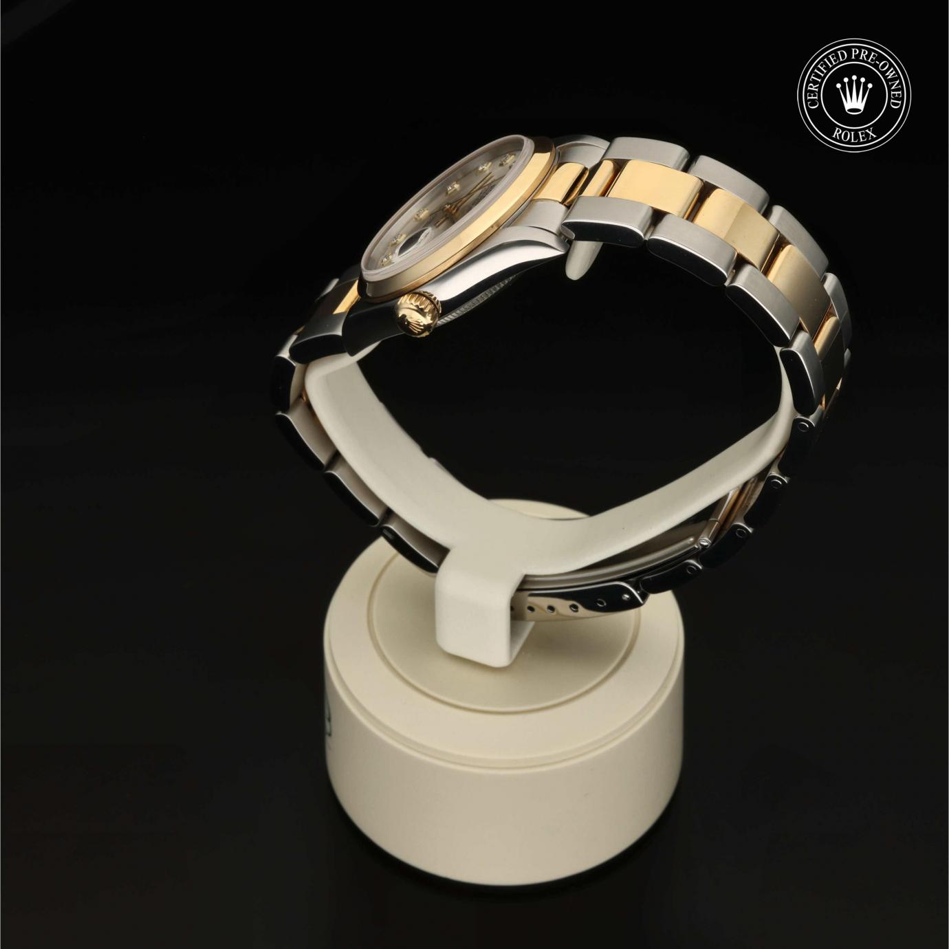 Rolex Oyster Perpetual  Datejust 31 M68243-0008 - 360 Grad Ansicht Bild 12