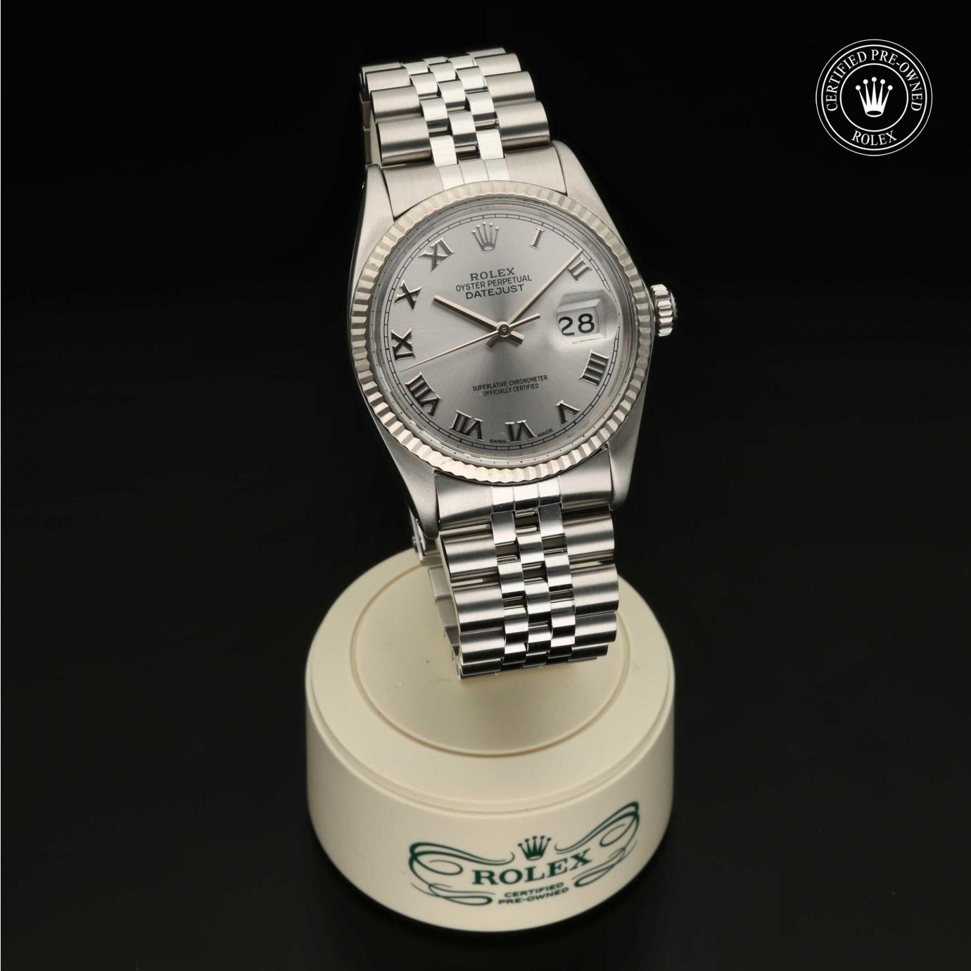 Rolex Oyster Perpetual  Datejust 36 16014 - 360 Grad Ansicht Bild 35
