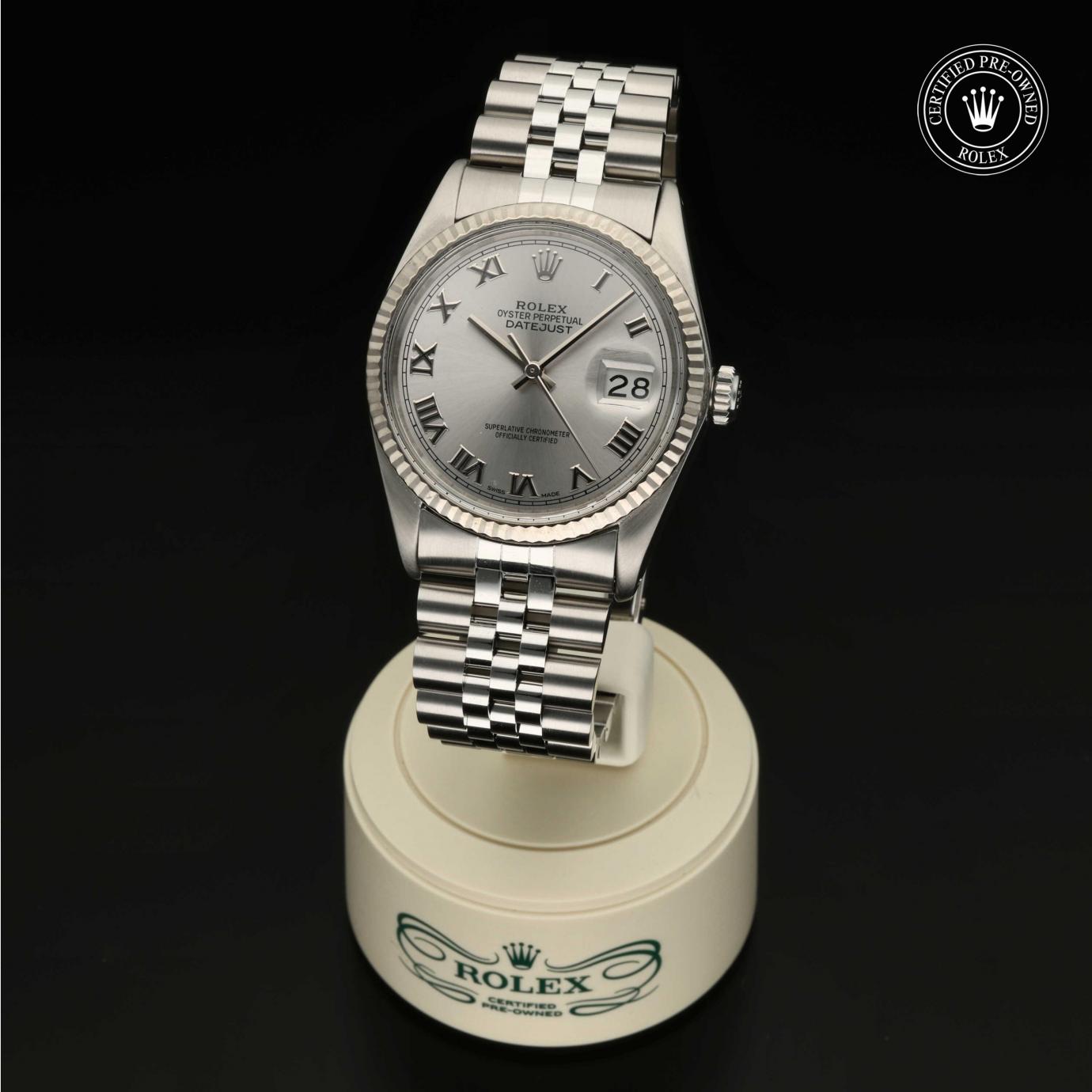 Rolex Oyster Perpetual  Datejust 36 16014 - 360 Grad Ansicht Bild 2