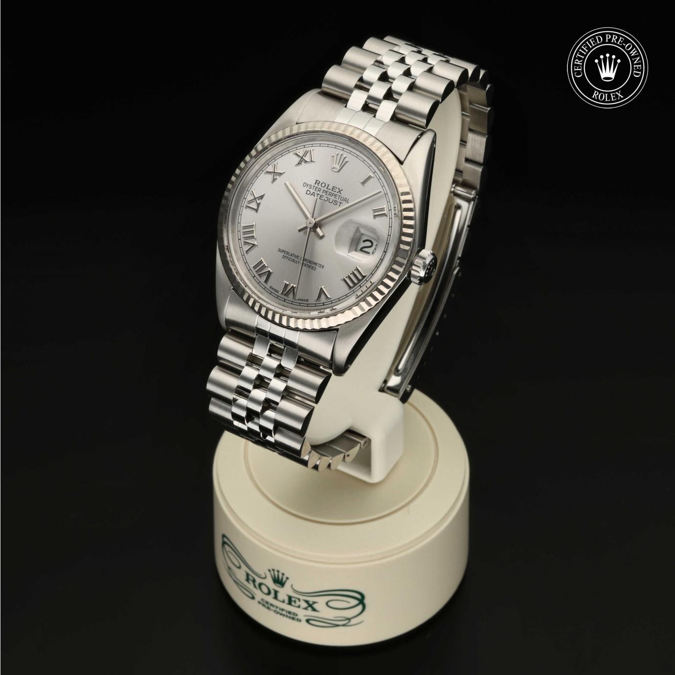 Rolex Oyster Perpetual  Datejust 36 16014 - 360 Grad Ansicht Bild 4