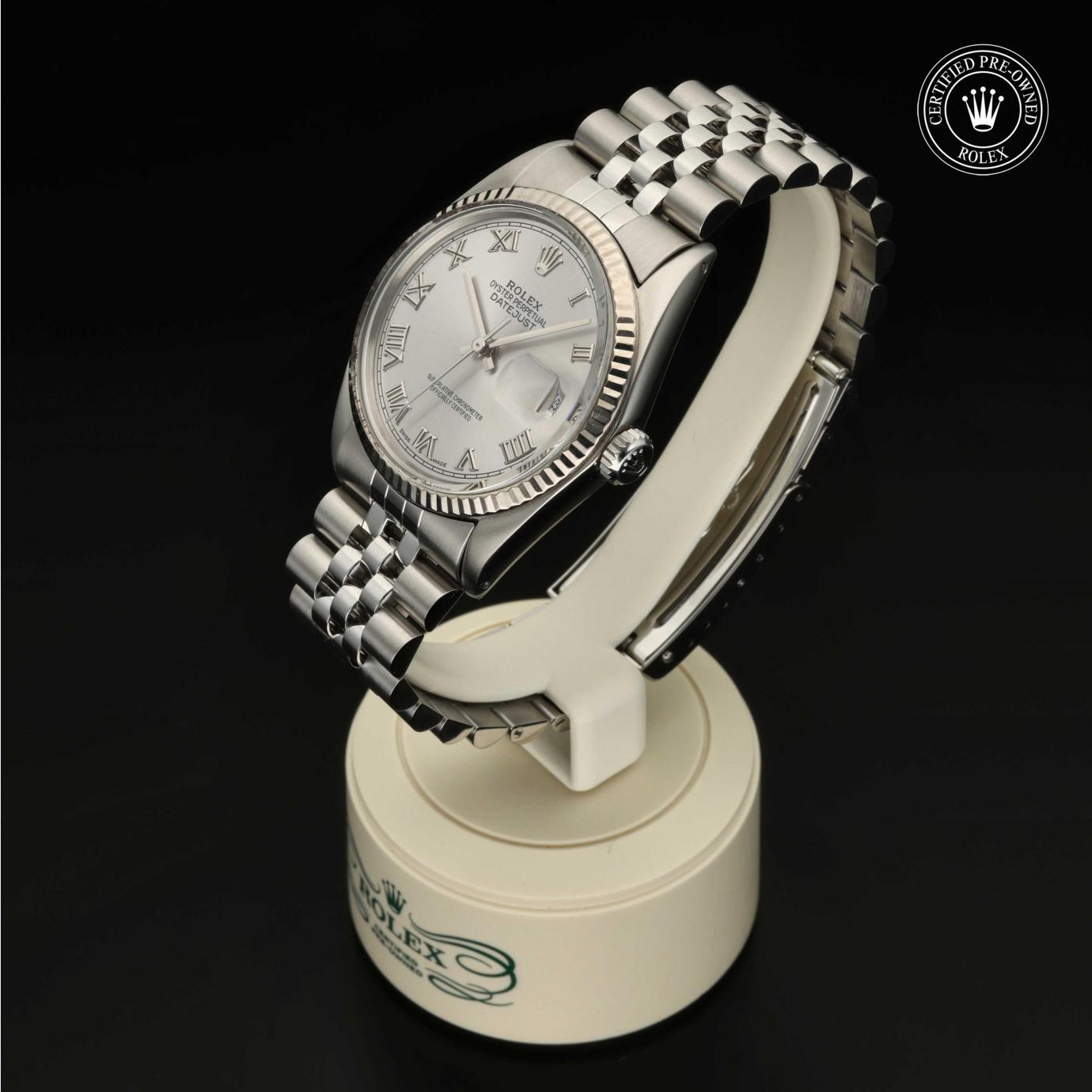 Rolex Oyster Perpetual  Datejust 36 16014 - 360 Grad Ansicht Bild 6