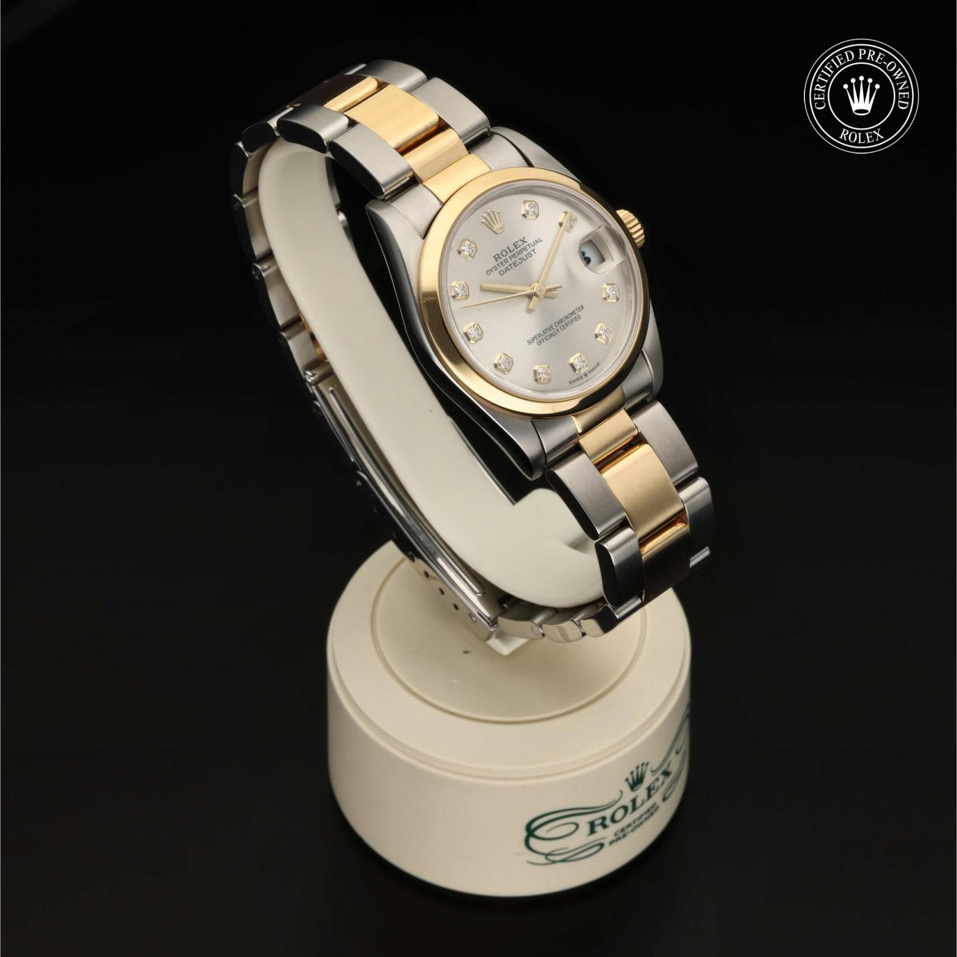 Rolex Oyster Perpetual  Datejust 31 M68243-0008 - 360 Grad Ansicht Bild 32