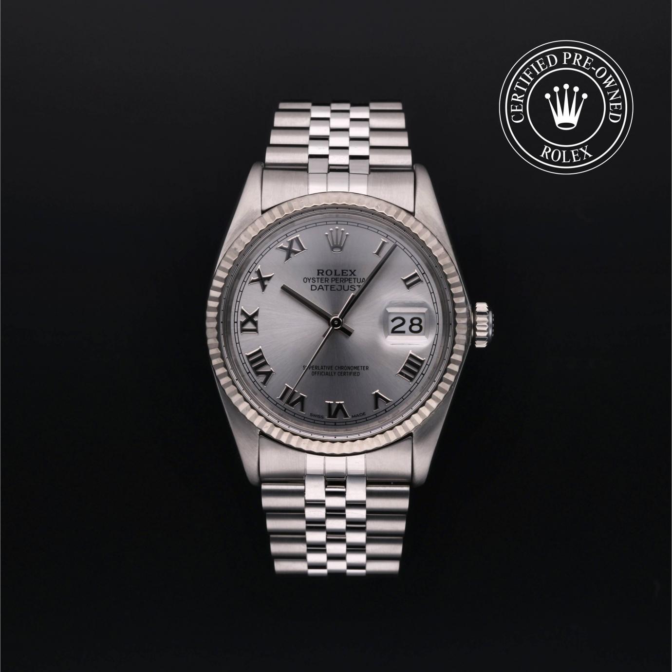 Rolex Oyster Perpetual  Datejust 36 16014 Herrenuhr Soldier