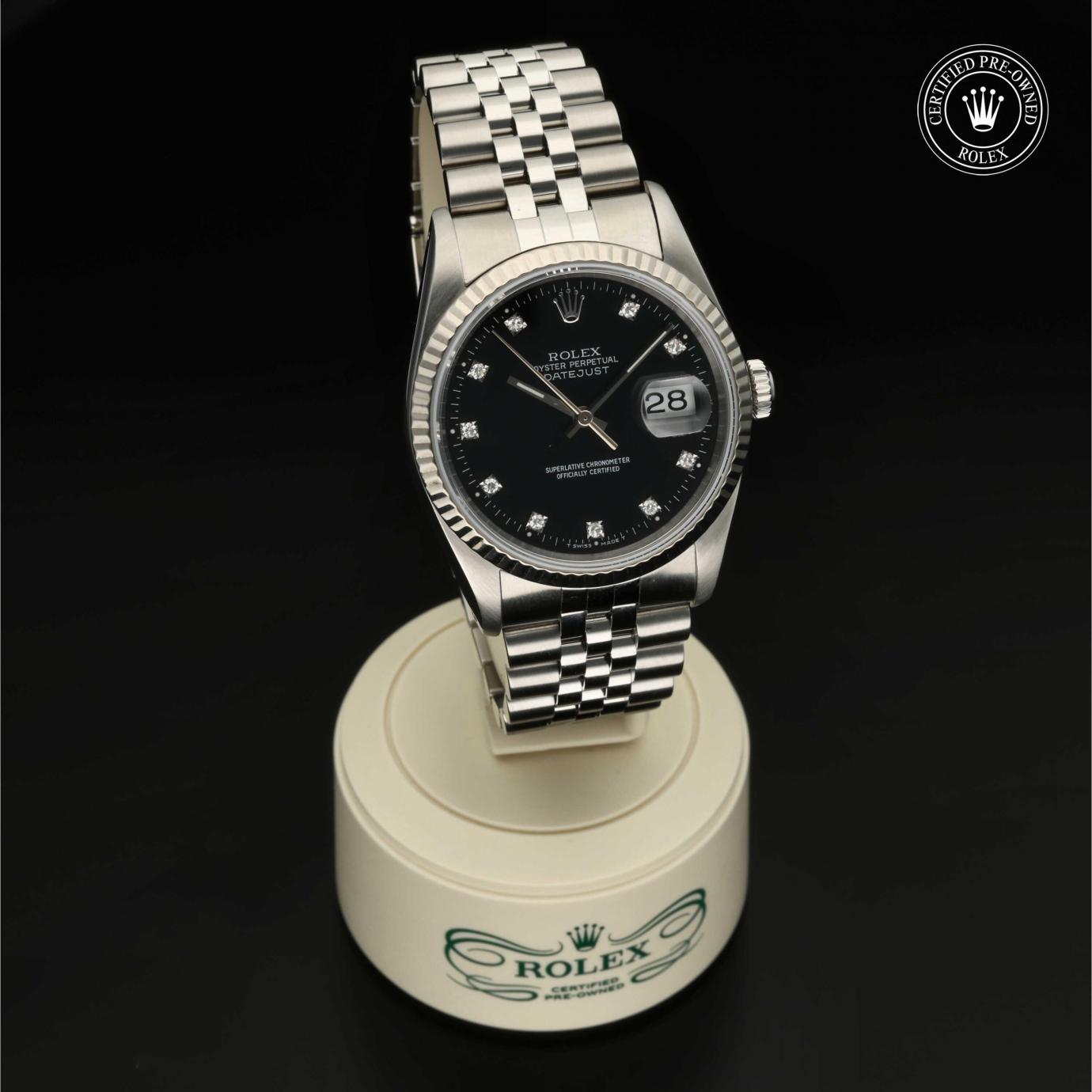 Rolex Oyster Perpetual  Datejust 36 M16234-0057 - 360 Grad Ansicht Bild 35