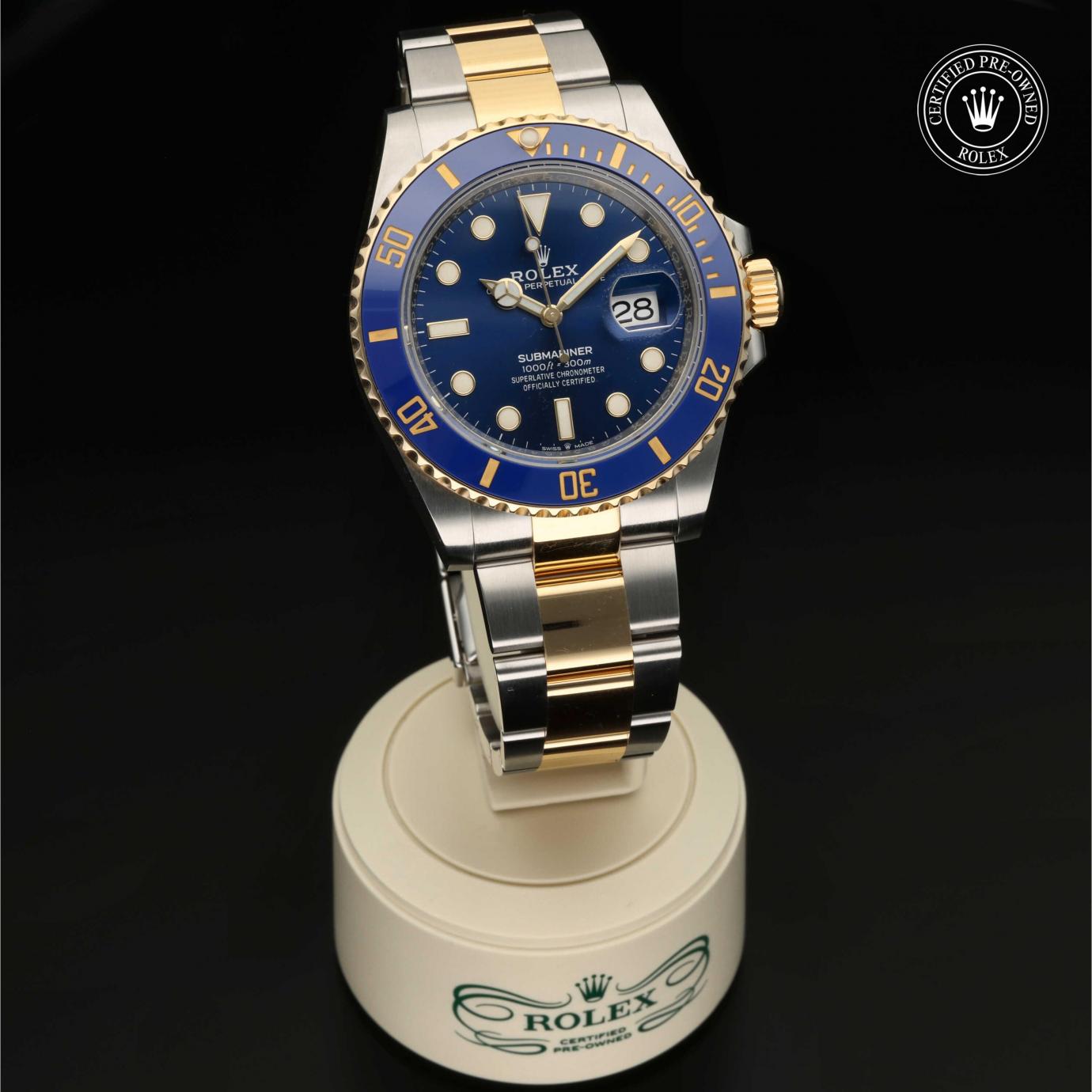 Rolex Submariner Date M126613LB-0002 - 360 Grad Ansicht Bild 35