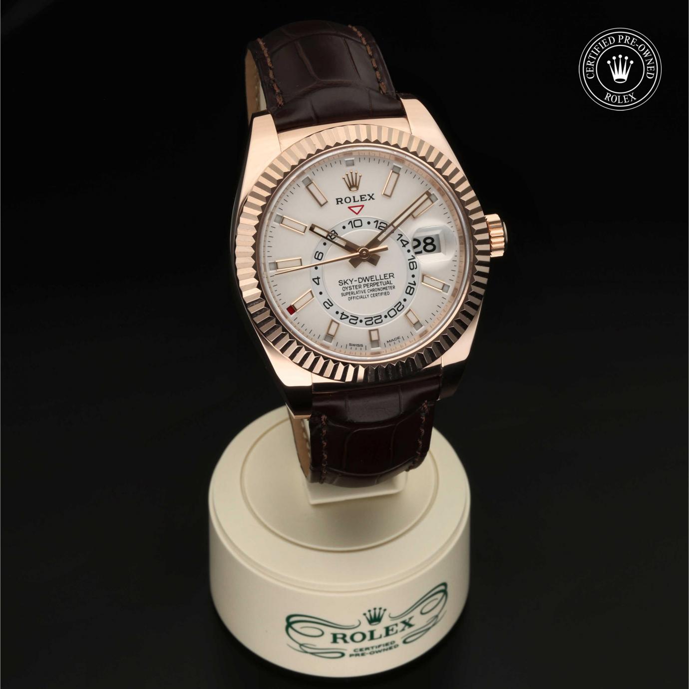 Rolex Sky-Dweller M326135-0006 - 360 Grad Ansicht Bild 35