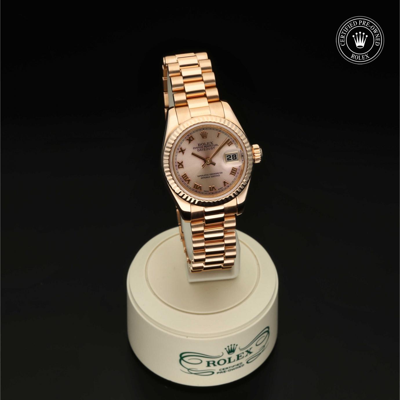 Rolex Oyster Perpetual Lady-Datejust 26 M179175-0042 - 360 Grad Ansicht Bild 35