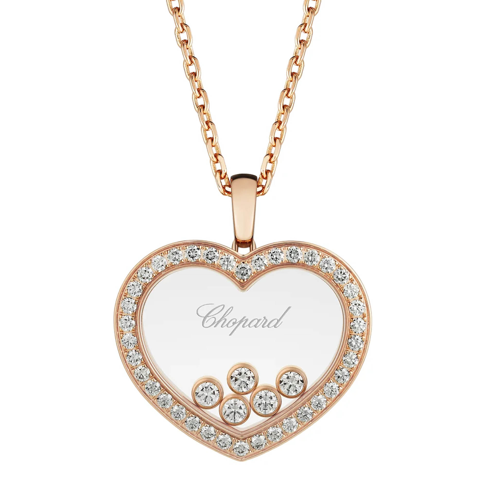 Chopard Happy Diamonds Icons Halskette mit Anhänger