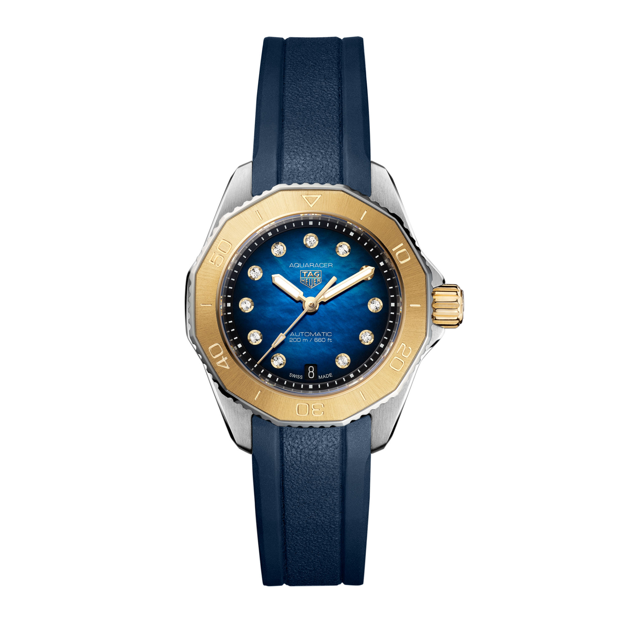 Tag heuer aquaracer blue gold outlet