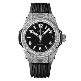         Damen- und Herrenuhr, Hublot Big Bang One Click Steel Pavé 465.SX.1170.RX.1604