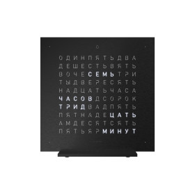  Qlocktwo EARTH 13.5 DEEP BLACK, Ref: T4BLRUSSB