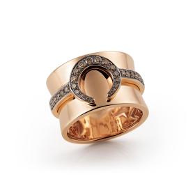 Ringe, Roségold, Al Coro Mezzaluna Ring NR8347R