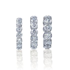 Weißgold, Ringe, Heinz Mayer Memoirering in ganzer Krappenfassung M4864-M4870