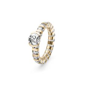 Gelbgold, Ringe, Schaffrath PARADOXAL Diamantring 48100_R_100_BR_YW