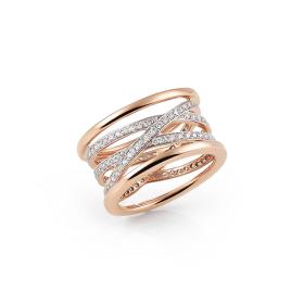 Roségold, Ringe, Al Coro Serenata Ring NR007R