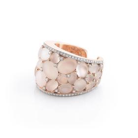 Ringe, Roségold, Al Coro Mezzaluna Ring R7137WMR