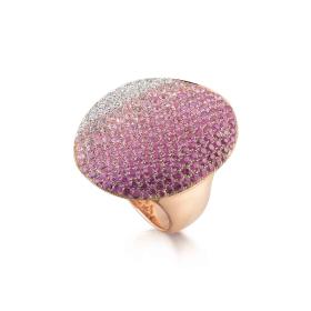 Rotgold, Ringe, Al Coro Dolce Vita Ring NR2659P