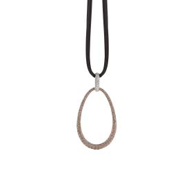 Weißgold, Halsschmuck, Al Coro Amori Anhänger P2386BD