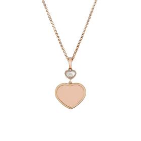 Roségold, Halsschmuck, Chopard Happy Hearts Anhänger 797482-5601