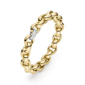 Weißgold, Armschmuck, IsabelleFa Armband "ChaCha 11" Pavé 04111-20BMO-GG