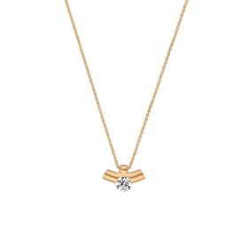 Gelbgold, Halsschmuck, Schaffrath LA LUNA Collier 114_2N291_025_GW