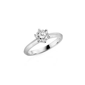 Weißgold, Ringe, Noor Essential Ring 14459-124-W8