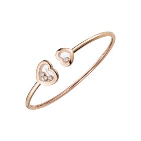 Armschmuck, Roségold, Chopard Happy Diamonds Icons Armreif 85A614-5000