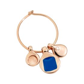 DoDo Ohrringe „Hoop“ Bazaar kleines Modell - Einzelohrring DHC1007-BAZAA-EXRAG