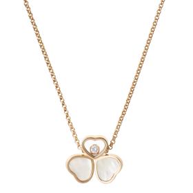 Halsschmuck, Roségold, Chopard Happy Hearts Wings Halskette 81A083-5311