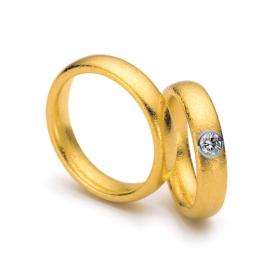 Platin, Ringe, Henrich & Denzel Fonte Trauringe A1905.50001-A1905.50000