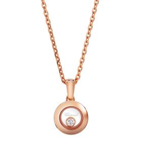 Halsschmuck, Roségold, Chopard Happy Diamonds Icons Anhänger 79A017-5001