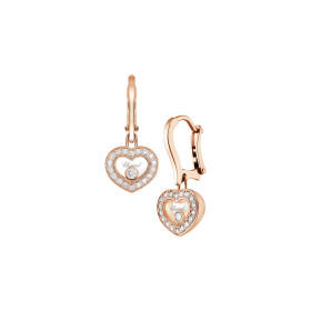         Roségold, Ohrringe, Chopard Happy Diamonds Icons Ohrhänger 83A054-5401