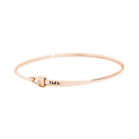 Roségold, Armschmuck, DoDo Armreif Essentials mit Stopper DBB9003-BANGL-0009R