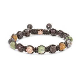 Roségold, Armschmuck, Shamballa Jewels Braided Armband D226616-M