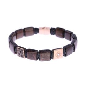 Armschmuck, Roségold, Shamballa Jewels Lock Armband D185469-XL