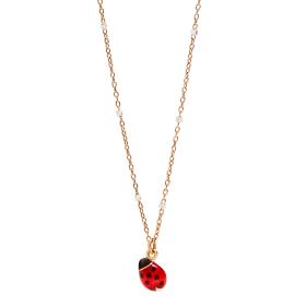 DoDo  Halskette Mini-Marienkäfer DCB9001-LADYX-ERO9R
