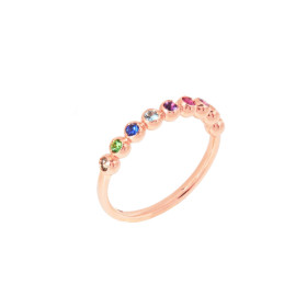 Roségold, Ringe, DoDo Ring Bollicine, Ref: DAC3005-BOLLI-VA09R-58