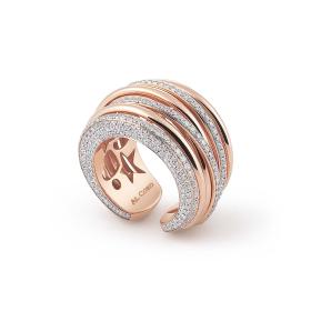 Ringe, Weißgold, Al Coro Mezzaluna Ring R6994R