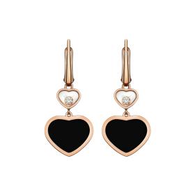 Roségold, Ohrringe, Chopard Happy Diamonds Ohrhänger 837482-5210