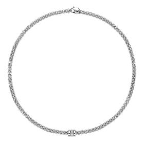 Weißgold, Halsschmuck, FOPE Solo Flex'it Collier  62106CX_BB_B_BBB_043
