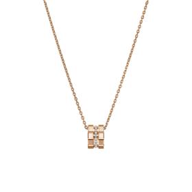 Roségold, Halsschmuck, Chopard Ice Cube Anhänger 797005-5003