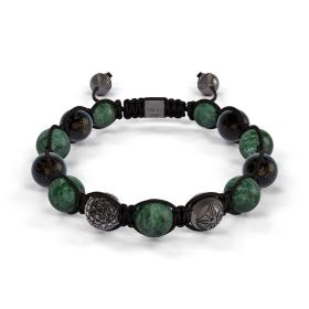 Weißgold, Armschmuck, Shamballa Jewels Braided Armband D187451-XL