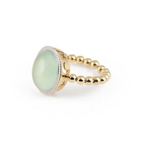         Gelbgold, Ringe, Al Coro Palladio Ring NR4034PG