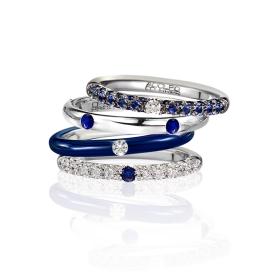 Ringe, Adolfo Courrier Collection PopJewels Blue Jeans adolfo-courrier-blue-jeans